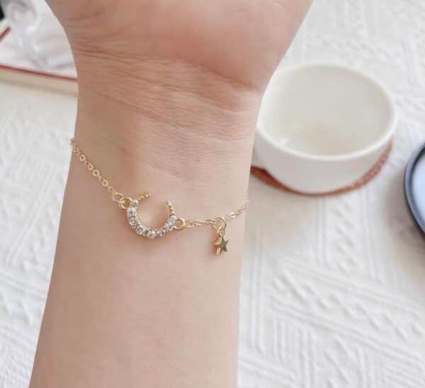 moon,star bracelet